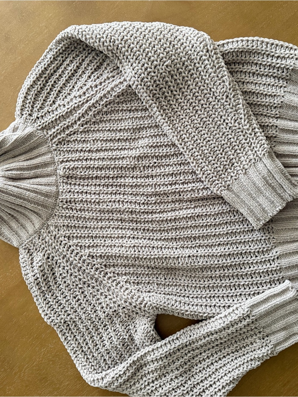 Classic Crewneck Women’s Sweater in Light Beige